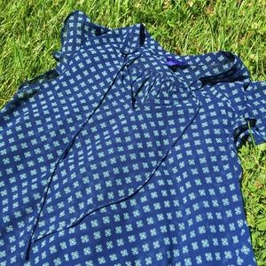 Navy Blue Aeropostale Blouse